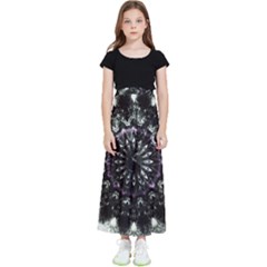 Moody Mandala Kids  Flared Maxi Skirt by MRNStudios