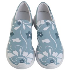 Folk Flowers Pattern Floral Surface Design Seamless Pattern Women s Lightweight Slip Ons by Eskimos