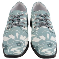 Folk Flowers Pattern Floral Surface Design Seamless Pattern Women Heeled Oxford Shoes by Eskimos