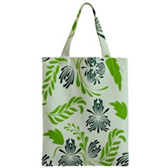 Folk Flowers Pattern Floral Surface Design Seamless Pattern Zipper Classic Tote Bag by Eskimos