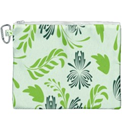 Folk Flowers Pattern Floral Surface Design Seamless Pattern Canvas Cosmetic Bag (xxxl) by Eskimos