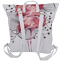 Watercolor Flamingo Buckle Up Backpack View3