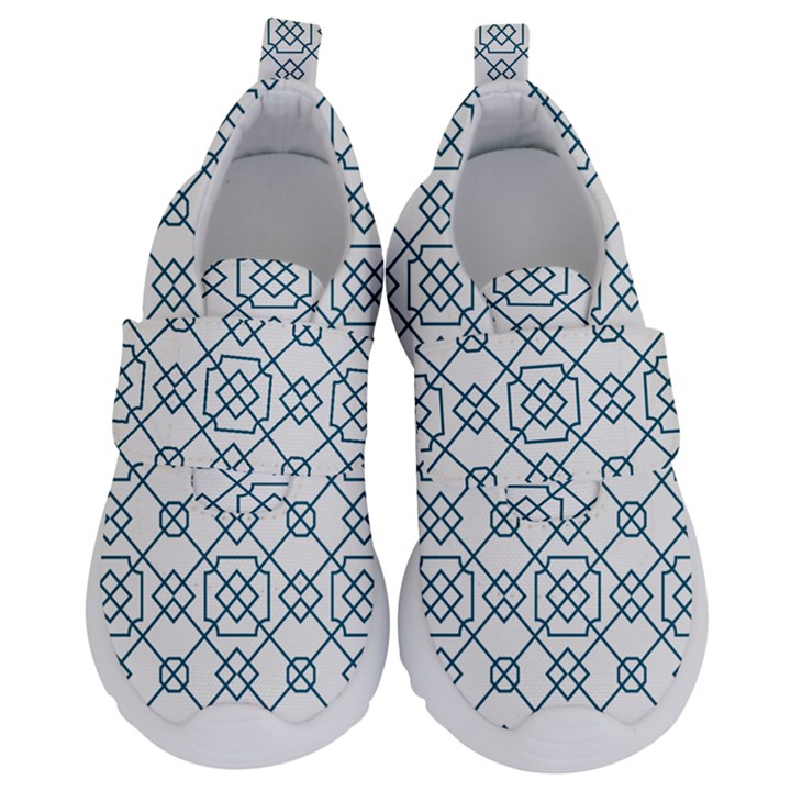 Arabic Vector Seamless Pattern Kids  Velcro No Lace Shoes