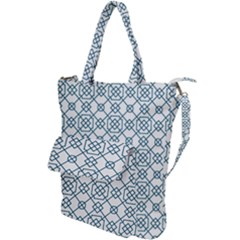 Arabic Vector Seamless Pattern Shoulder Tote Bag