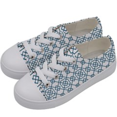 Arabic Vector Seamless Pattern Kids  Low Top Canvas Sneakers by webstylecreations