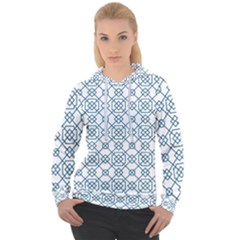 Arabic Vector Seamless Pattern Women s Overhead Hoodie