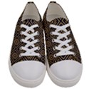 Art deco vector pattern Women s Low Top Canvas Sneakers View1