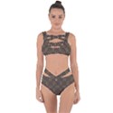 Art deco vector pattern Bandaged Up Bikini Set  View1