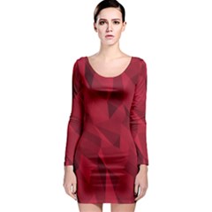 Amaranth Long Sleeve Bodycon Dress