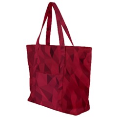 Amaranth Zip Up Canvas Bag by webstylecreations