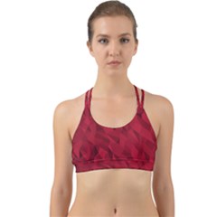 Amaranth Back Web Sports Bra