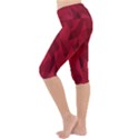 Amaranth Lightweight Velour Cropped Yoga Leggings View2