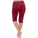 Amaranth Lightweight Velour Cropped Yoga Leggings View4