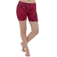 Amaranth Lightweight Velour Yoga Shorts by webstylecreations