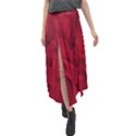 Amaranth Velour Split Maxi Skirt View1