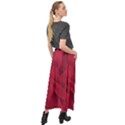 Amaranth Velour Split Maxi Skirt View2