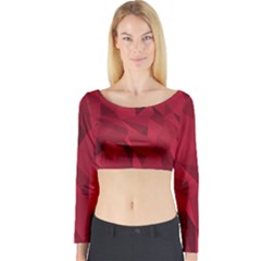 Amaranth Long Sleeve Crop Top