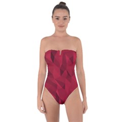 Amaranth Tie Back One Piece Swimsuit by webstylecreations