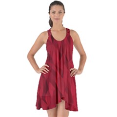 Amaranth Show Some Back Chiffon Dress by webstylecreations