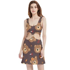 Bears-vector-free-seamless-pattern1 Velvet Cutout Dress by webstylecreations