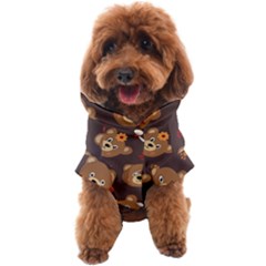 Bears-vector-free-seamless-pattern1 Dog Coat by webstylecreations