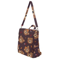 Bears-vector-free-seamless-pattern1 Crossbody Backpack by webstylecreations