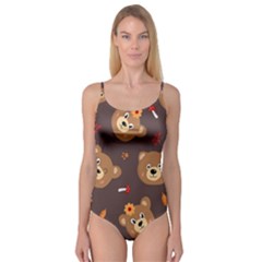 Bears-vector-free-seamless-pattern1 Camisole Leotard  by webstylecreations