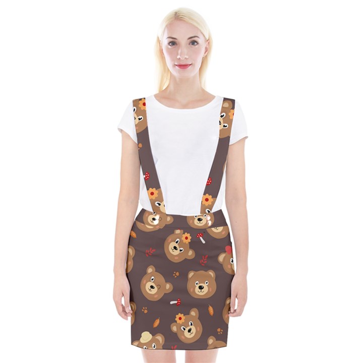 Bears-vector-free-seamless-pattern1 Braces Suspender Skirt