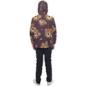 Bears-vector-free-seamless-pattern1 Men s Front Pocket Pullover Windbreaker View2