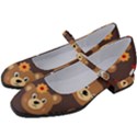 Bears-vector-free-seamless-pattern1 Women s Mary Jane Shoes View2