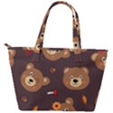 Bears-vector-free-seamless-pattern1 Back Pocket Shoulder Bag  View2