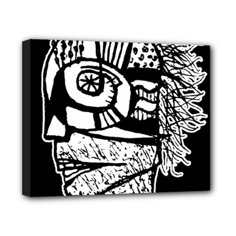 Cyber Punk Portrait Poster Illustration Canvas 10  X 8  (stretched) by dflcprintsclothing