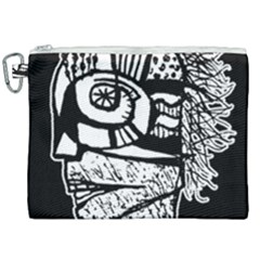 Cyber Punk Portrait Poster Illustration Canvas Cosmetic Bag (xxl)