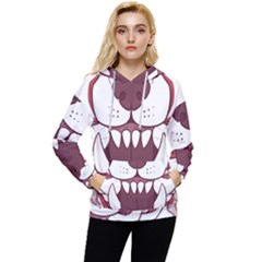 Kitsune Mask Women s Lightweight Drawstring Hoodie by mindnmint