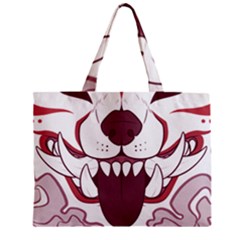 Kitsune Mask Zipper Mini Tote Bag by mindnmint