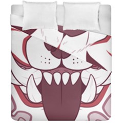 Kitsune Mask Duvet Cover Double Side (california King Size) by mindnmint