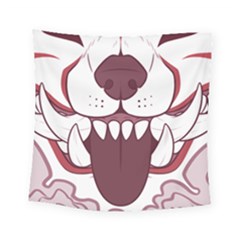 Kitsune Mask Square Tapestry (small) by mindnmint