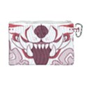 Kitsune Mask Canvas Cosmetic Bag (Large) View2