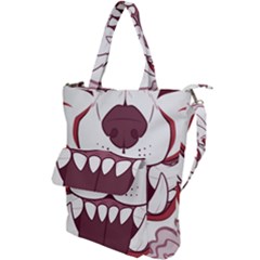 Kitsune Mask Shoulder Tote Bag by mindnmint