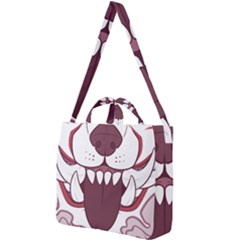 Kitsune Mask Square Shoulder Tote Bag by mindnmint