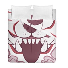 Kitsune Mask Duvet Cover Double Side (full/ Double Size) by mindnmint