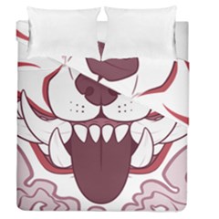 Kitsune Mask Duvet Cover Double Side (queen Size) by mindnmint