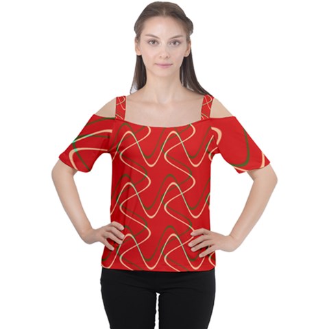 Retro Fun 821e Cutout Shoulder Tee by PatternFactory