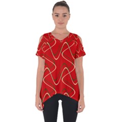 Retro Fun 821e Cut Out Side Drop Tee by PatternFactory