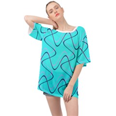 Retro Fun 821b Oversized Chiffon Top by PatternFactory