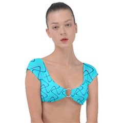 Retro Fun 821b Cap Sleeve Ring Bikini Top by PatternFactory