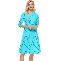 Retro Fun 821b Classy Knee Length Dress by PatternFactory