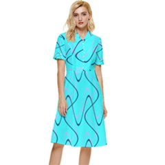 Retro Fun 821b Button Top Knee Length Dress by PatternFactory