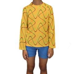 Retro Fun 821a Kids  Long Sleeve Swimwear by PatternFactory