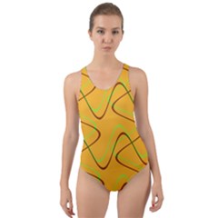 Retro Fun 821a Cut-out Back One Piece Swimsuit by PatternFactory